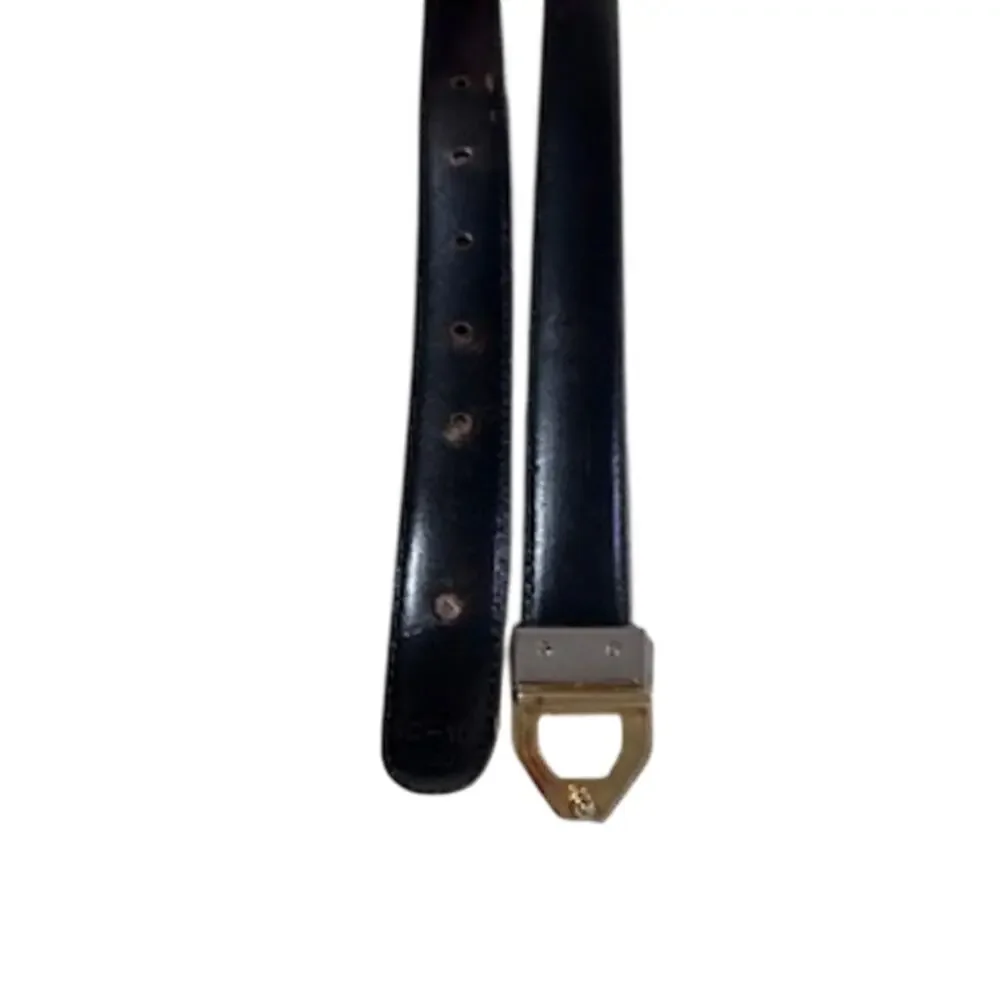 YSL Yves Saint Laurent Reversible Leather Belt 40/100